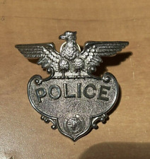 Hat Badge: Vintage State of Iowa Police Uniform Cap Badge picture