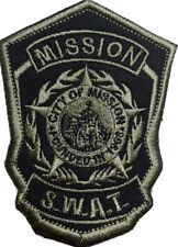 Mission Texas Police SWAT patch, Collectible. LIVE PD picture