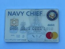 US Navy Chief CPO Mess challenge coin Chief Cash card coin picture