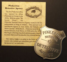 Pinkerton National Detective Agency Badge, boxed, Old West, western picture