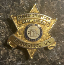 Vintage Department of Corrections Bainbridge Georgia Badge picture