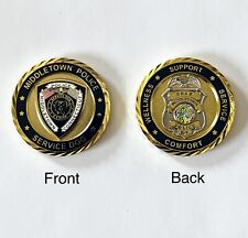 Middletown Police CT K9 challenge coin   picture
