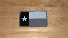 Texas Flag Swat Grey PVC Morale Patch 505 Tactical Gear picture