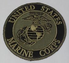 UNITED STATES MARINES CORPS      3 inch Round Patch    Subdued Style picture