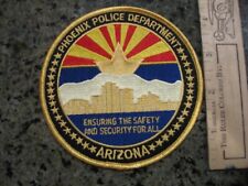 old Phoenix Arizona Police commemorative patch AZ picture