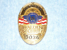 Walden  Security Officer Badge - Smith & Warren Numbered 3026 picture