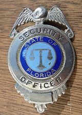 State of Florida Security Officer Badge Obsolete picture