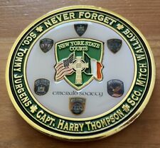 New York State Courts Emerald Society Officer Police Challenger Coin 2020 RARE picture