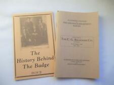 ILLUSTRATED CATALOGUE FIRE & POLICE DEPARTMENT & HISTORY BEHIND THE BADGE BOOKS picture