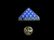 U.S MILITARY IN MEMORIAM HAT PIN BADGE IN MEMORY POLICE SERVICE HAT PIN LAPEL  picture