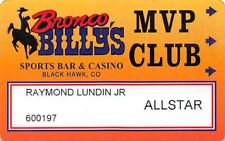 Bronco Billy's Casino - Black Hawk, CO - Rare 1st Issue Allstar Slot Card picture