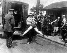Police Struggling to Arrest Women in Skimpy Bathing Suits Photo - 1922 Chicago picture