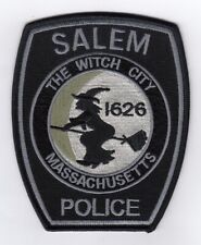 Massachusetts Salem Police Department Sublimated Patch Halloween Witch (5