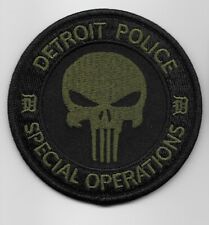 Subdued green Special Ops SWAT SRT Detroit Police State Michigan MI   picture