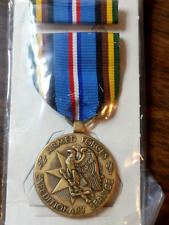 NOS Regulation Armed Forces Expeditionary Medal & Ribbon 1990 picture