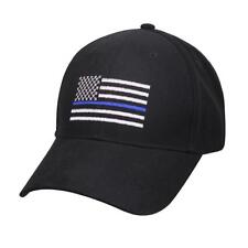 Police Thin Blue Line Cap Low Profile TBL Hat Baseball Support Law Enforcement  picture