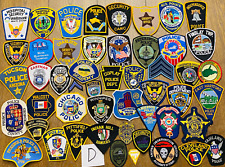 50 Police Sheriff Law Enforcement Security Patches Collection Dealer Patch Lot D picture