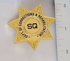 California Department of Corrections & Rehabilitation (SQ) Lapel Pin Badge  picture