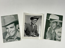 Vintage Lot 3 Western Style Old Photos Country Singers Elton Britt Billy Gray picture