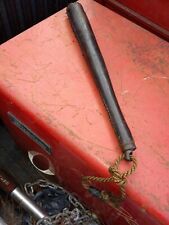Antique vintage leather covered weighted Baton night stick club approx 14 inches picture