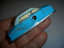 Vintage Technofix ? Tin Wind Up Blue Police Car picture