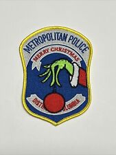Washington DC Metropolitan Police Department Christmas Patch 2022 - Grinch picture