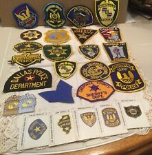 Lot of Assorted Retired Law Enforcement Badges and Trading Cards picture