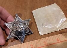 VINT OBSOLETE ILL. DEPT. OF CONSERVATION SPECIAL INVESTIGATOR 6 POINT STAR BADGE picture