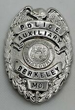 VINTAGE OBSOLETE Police Auxiliary Badge Berkeley MO State of Missouri St Louis picture