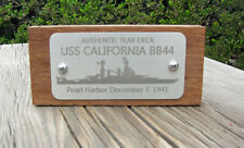 USS California BB44 Authentic Teak Deck US Navy World War Two picture