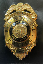 “VINTAGE” Princeton Indiana Police Sergeant Badge (FREE SHIPPING) picture