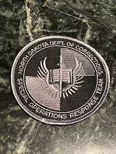 North Dakota Special Operations Response Team Corrections SWAT SRT Patch 4” Rare picture