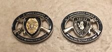 Anchorage Police Department Detective Oval  Police Challenge coin  picture
