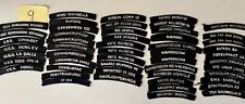 51 U. S. Navy Unit Identification Marks (UIM) Navy or USN Ship Tabs Lot #9 picture