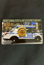 2022 PBA NYCLES NEW YORK CITY LAW ENFORCEMENT SUPPORTERS CARD picture
