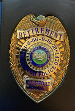 Special Retirement Badge from the Princeton Indiana Police Department  picture