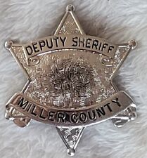 Miller County Sheriff Badge Obsolete - Blackinton picture