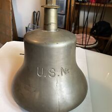 US NAVY LARGE SHIP  BELL Unknown date Great Patina aka Cracks etc - No reserve picture