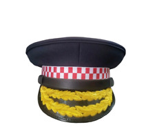 British Police officer peak Cap / Hat ( navy blue Wool Top) picture