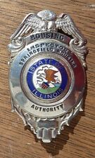 RARE Springfield ILL. Housing Authority Inspector Badge OBSOLETE picture