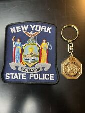 New York State Police Patch And Key Chain picture