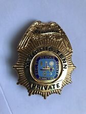 Vintage Obsolete MEMPHIS TENNESSEE PRIVATE Detective POLICE BADGE Authentic RARE picture