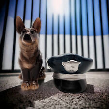 Police Hat and Dog 2002 Salt and Pepper Shakers Set picture
