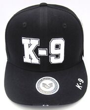 K9 Police Dog Ball Cap Hat K-9 Law Enforcement Adjustable Hats Caps Black New picture