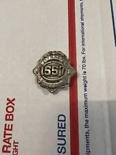 Vintage obsolete Ithaca Fire Dept Badge Pin Needs Repair Badge #1557 picture