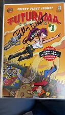 BILLY WEST SIGNED FUTURAMA COMIC CON VARIANT #1 NM AUTOGRAPH VOICE OF 
