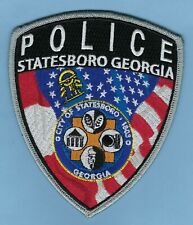 STATESBORO POLICE DEPARTMENT PATCH ~ VERY NICE ARTWORK & COLORS ~ GEORGIA ~ L@@K picture