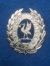 Obsolete Liverpool Airport Police cap badge rare disbanded 1972 picture