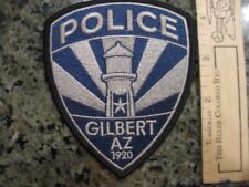 Gilbert Arizona Police patch AZ picture