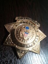 vintage obsolete police badge no longer in use. picture